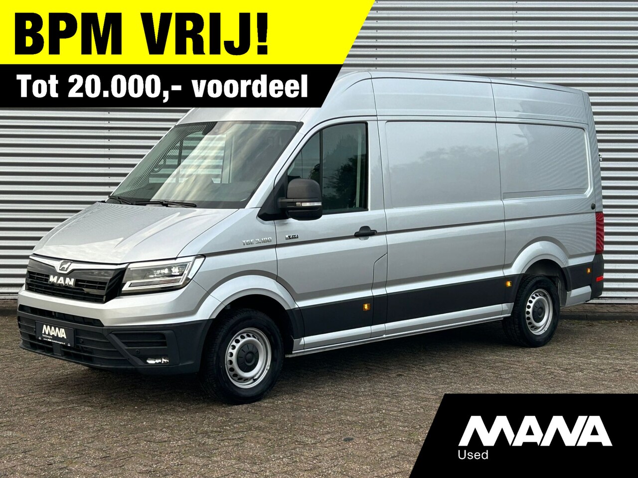 MAN TGE - 3.180 L3H3 4x4 Automaat LED NIEUW BPM Vrij Camera Trekhaak - AutoWereld.nl
