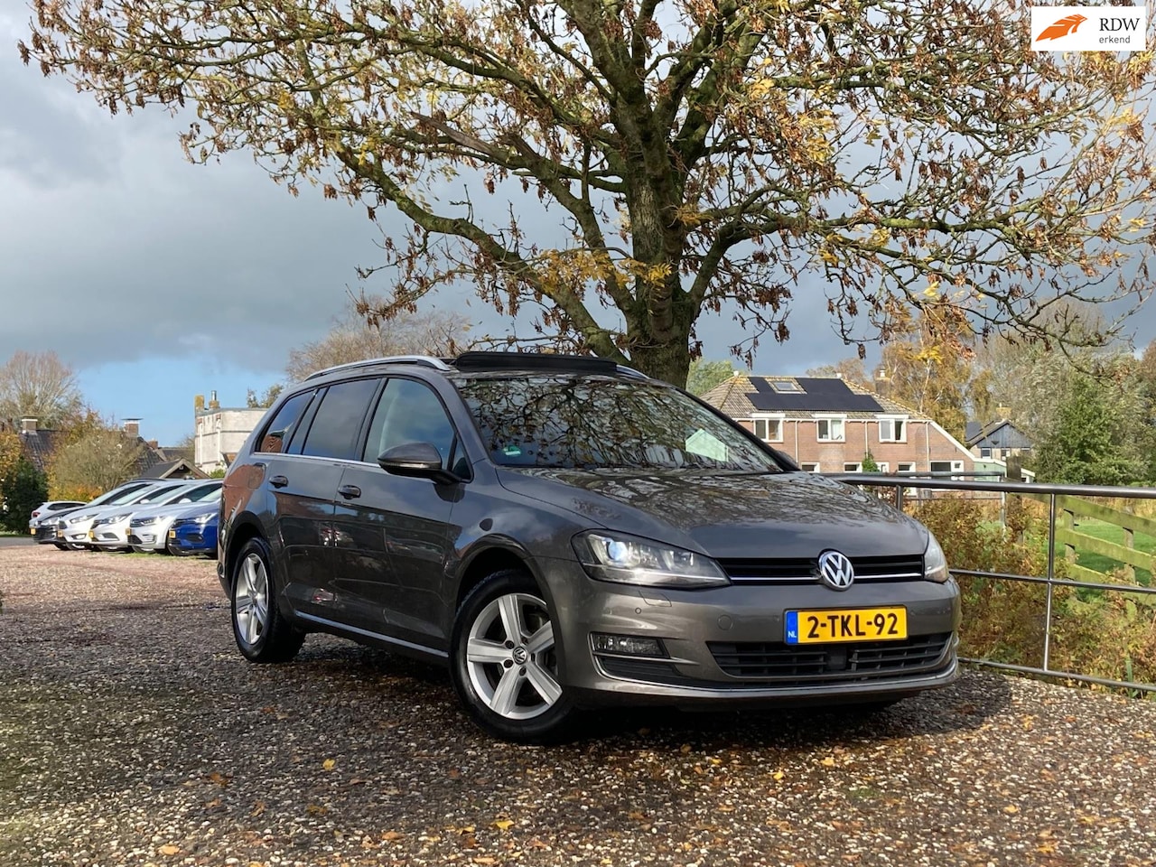 Volkswagen Golf Variant - 2.0 TDI Highline | Pano + Cruise + Clima + Navi Nu € 10.975,-!!! - AutoWereld.nl