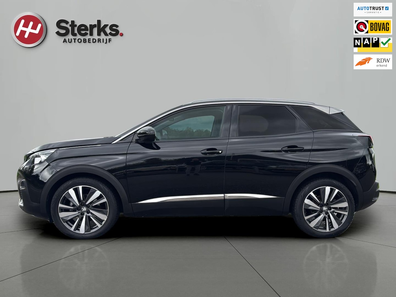 Peugeot 3008 - 1.2 PureTech Blue Lease Premium AUTOMAAT CAMERA CARPLAY HALF LEDER - AutoWereld.nl