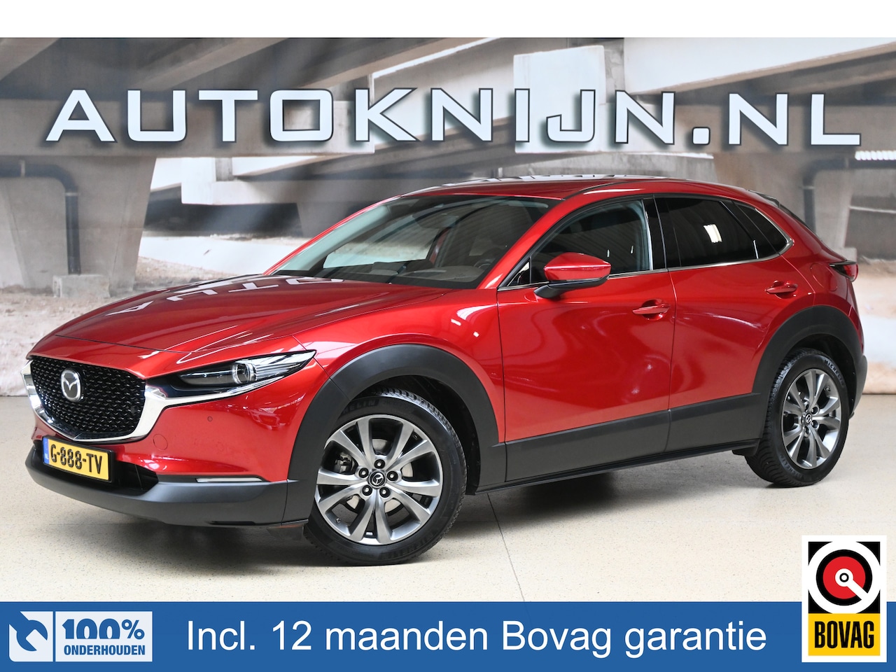 Mazda CX-30 - 2.0 e-SkyActiv-X 180pk M Hybrid Luxury | NL-auto | Leder | Trekhaak | Elek. stoel + memory - AutoWereld.nl