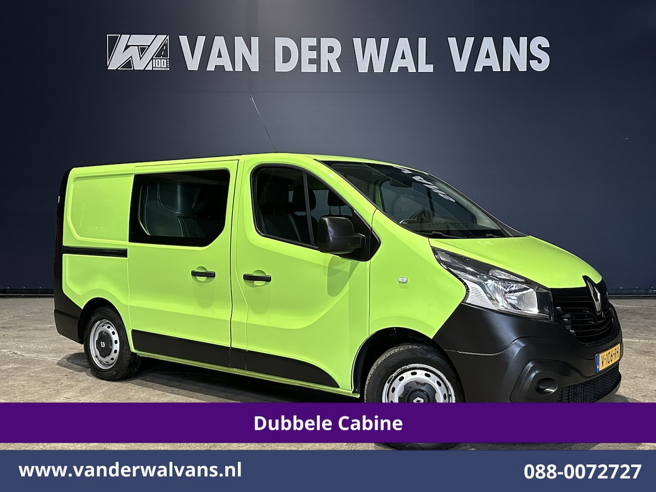 Renault Trafic - 1.6 dCi 122pk inrichting L1H1 Dubbele cabine Euro6 Airco | 6-Zits | Navigatie Trekhaak, Cr - AutoWereld.nl