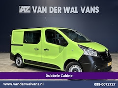 Renault Trafic - 1.6 dCi 122pk inrichting L1H1 Dubbele cabine Euro6 Airco | 6-Zits | Navigatie Trekhaak, Cr