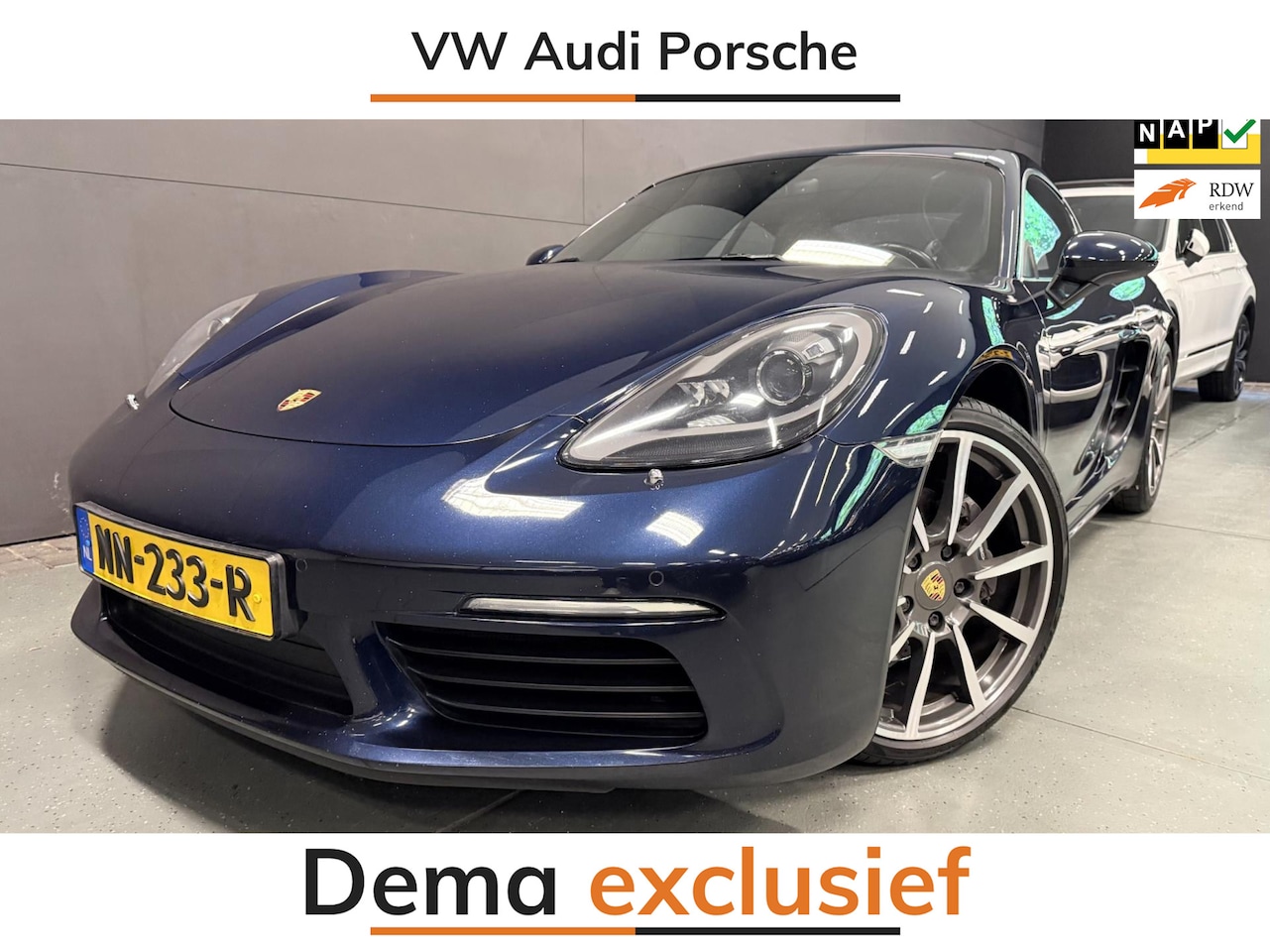 Porsche 718 Cayman - 2.0 300PK NAVI/BOSE/DAB/LED/M-STOELEN/ECC/PDC/CRUISE/// - AutoWereld.nl