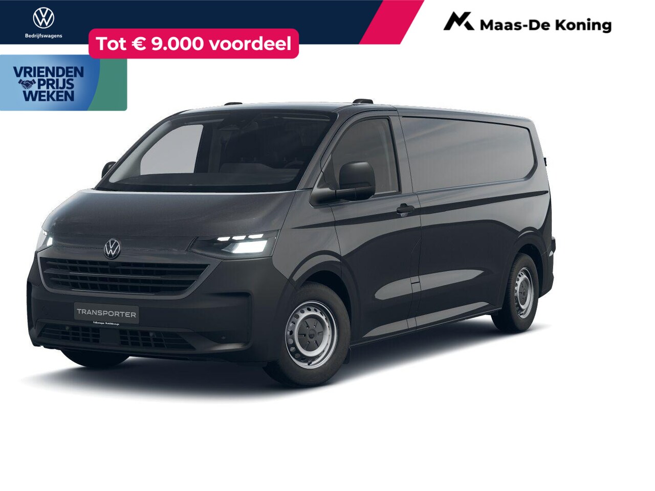 Volkswagen e-Transporter - Bedrijfswagens Bestelwagen 64kWh 218pk L2 727637 - AutoWereld.nl
