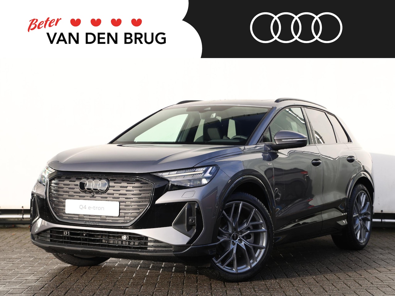 Audi Q4 e-tron - S edition Competition 45 82 kWh | 286 pk | Optiek zwart plus | Pano | Trekhaak | SONOS | V - AutoWereld.nl