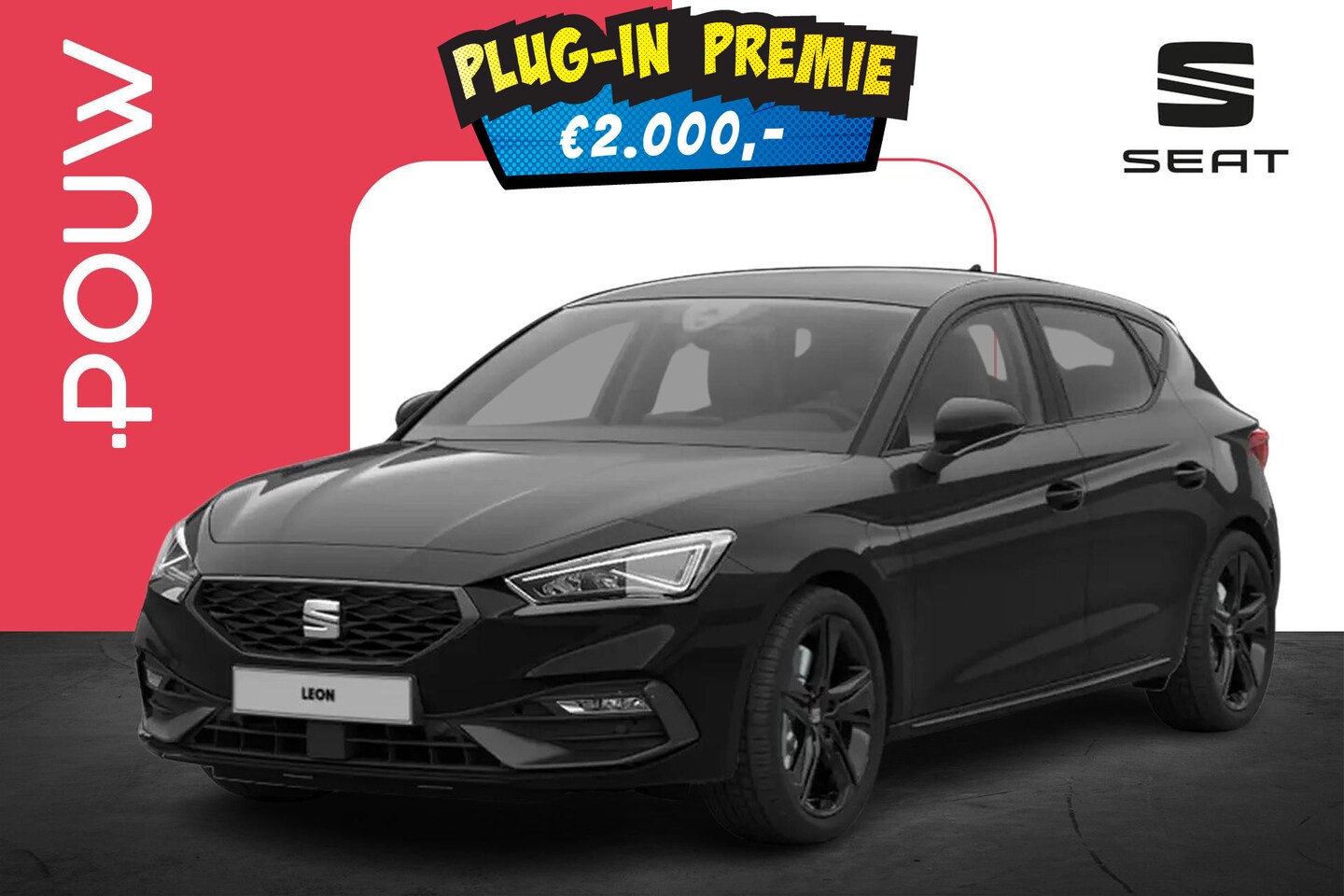 SEAT Leon - 1.5 TSI e-Hybrid 204pk FR Business | Black Pack | Trekhaak wegklapbaar - AutoWereld.nl