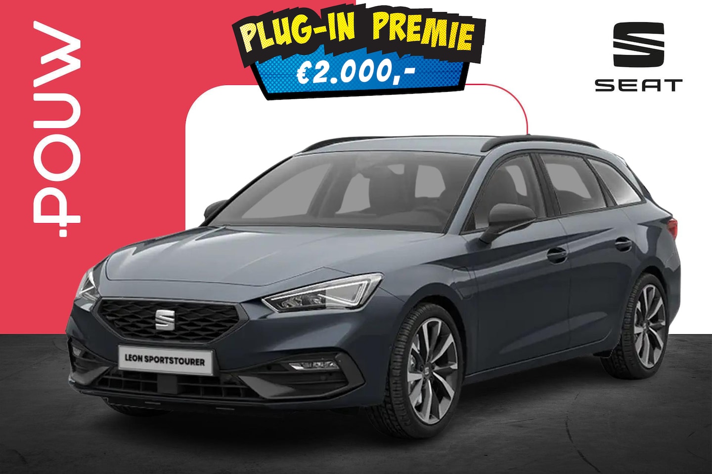 SEAT Leon Sportstourer - 1.5 TSI 204pk e-Hybrid FR Business | Matrix-LED | 18" Velgen - AutoWereld.nl