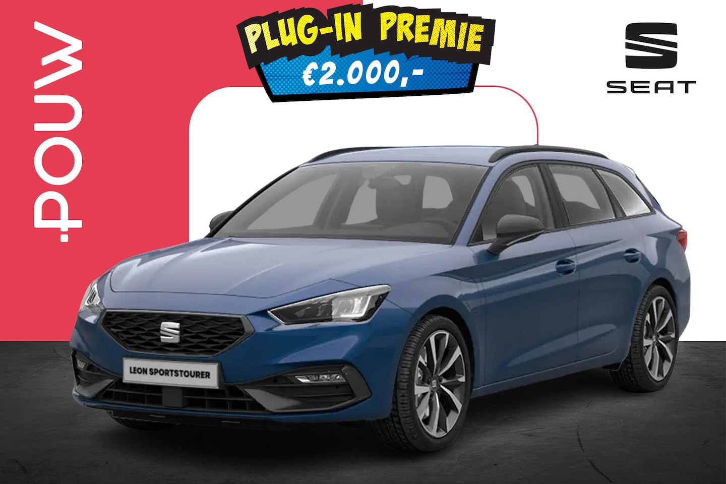 SEAT Leon Sportstourer - 1.5 TSI 204pk e-Hybrid FR Business | Technology Pack | 18" Velgen - AutoWereld.nl