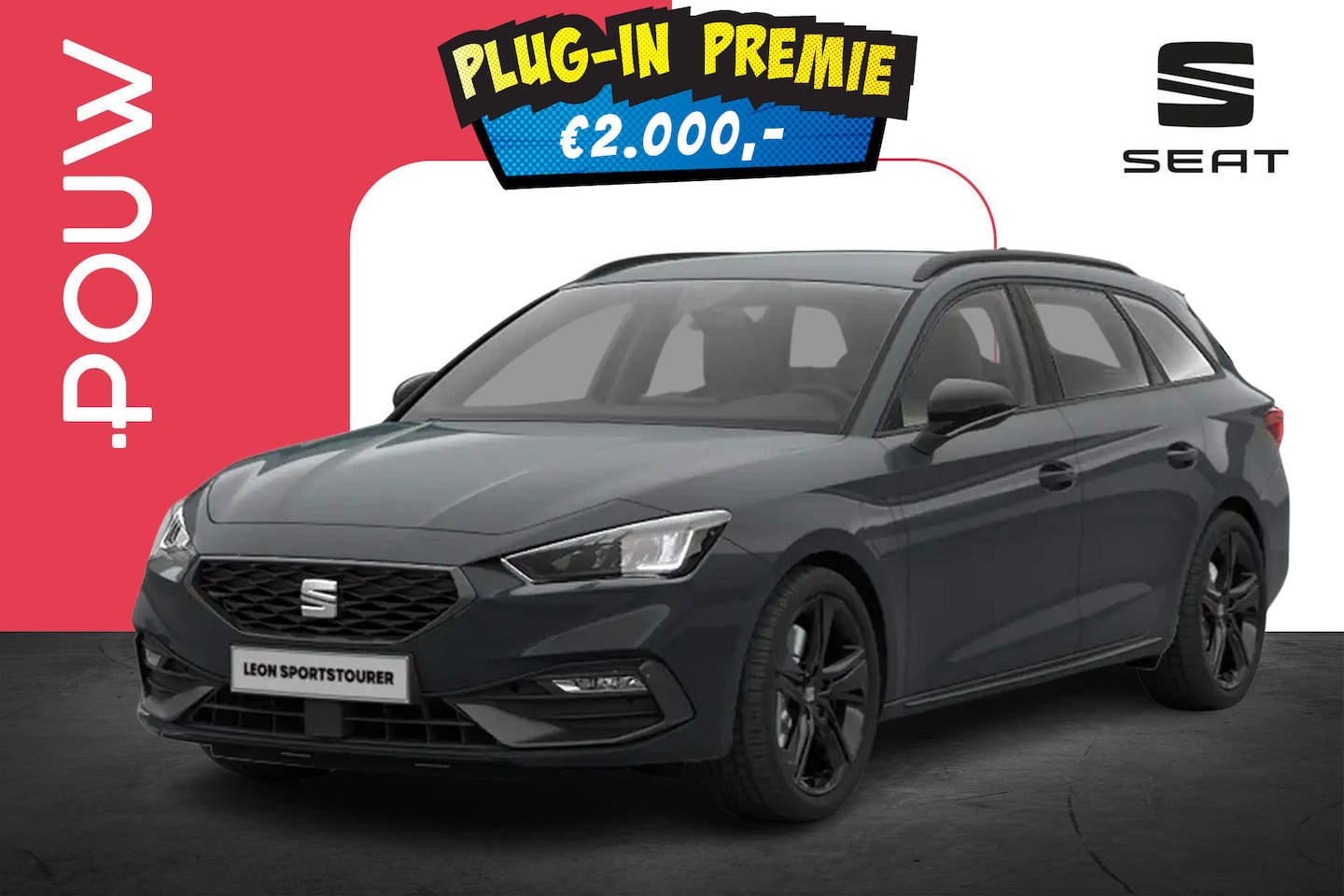SEAT Leon Sportstourer - 1.5 TSI 204pk e-Hybrid FR Business | Technology Pack | Black Pack - AutoWereld.nl