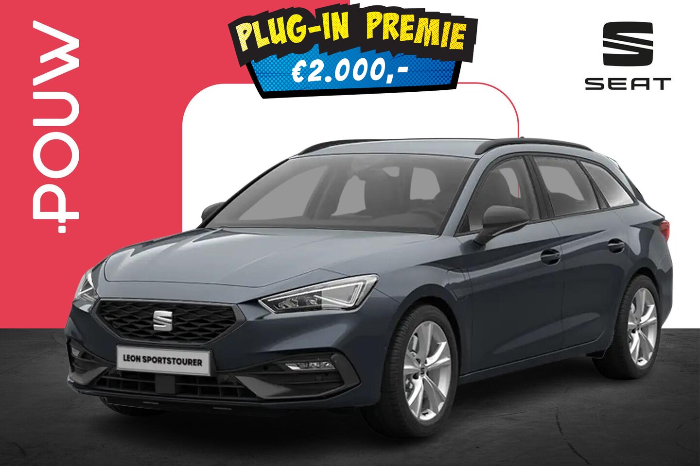 SEAT Leon Sportstourer - 1.5 TSI 204pk e-Hybrid FR Business | Matrix-LED | Trekhaak Wegklapbaar - AutoWereld.nl