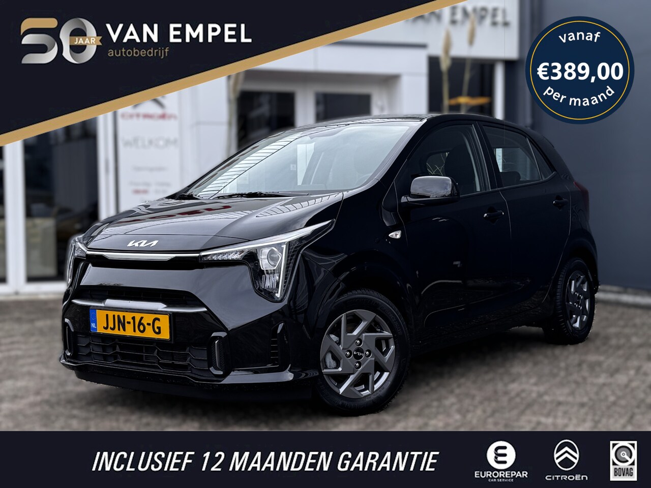 Kia Picanto - 1.0 DPI DynamicPlusLine | Automaat | Camera | Navigatie | Stoel + Stuurverwarming - AutoWereld.nl