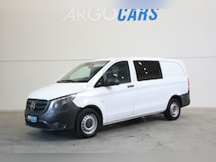 Mercedes-Benz Vito - 111 CDI LANG DUBBEL CAB 6 ZITS CLIMA PDC NAVI LEDER TRKHAAK LEASE & INRUIL MOGELIJK TOP BU