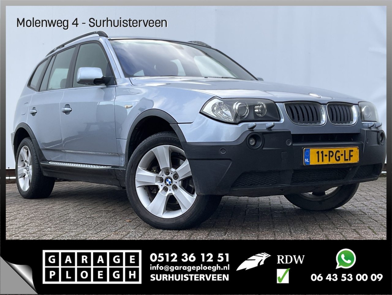 BMW X3 - 3.0D Executive 6-Cilinder 4x4 Automaat Trekhaak Leer Nav/Cruise Memory Youngtimer! - AutoWereld.nl