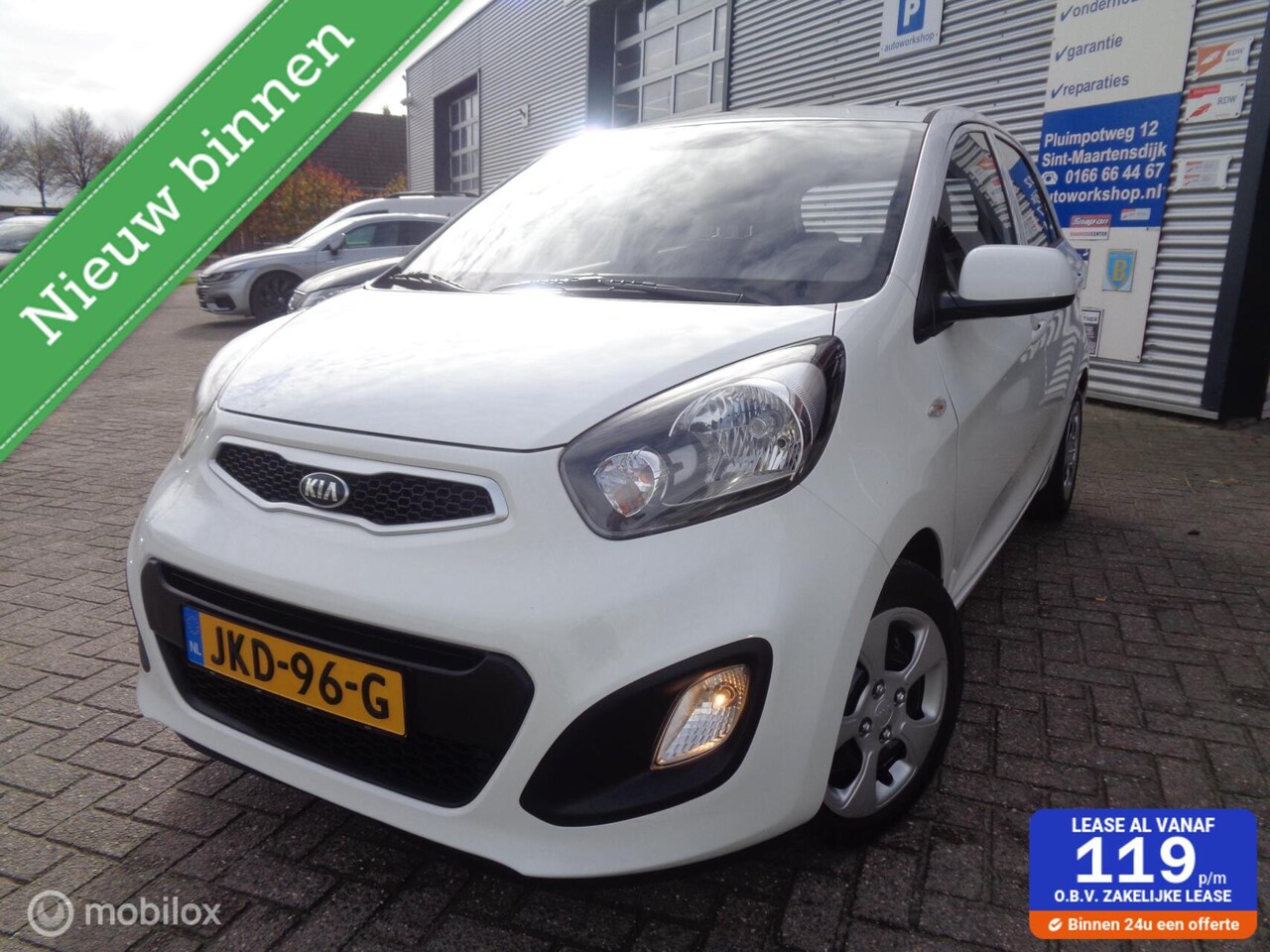 Kia Picanto - 1.0 CVVT EcoLine/Airco/Stuurbekr/5 deurs/CV/nette auto - AutoWereld.nl