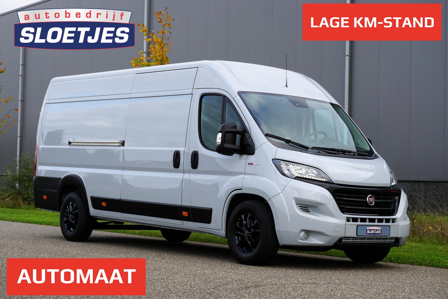 Fiat Ducato - 35H 2.3 MultiJet L4H2 180 pk |Automaat |Grijs |Topstaat |Camera |Cruise |Navi |Trekhaak |M - AutoWereld.nl