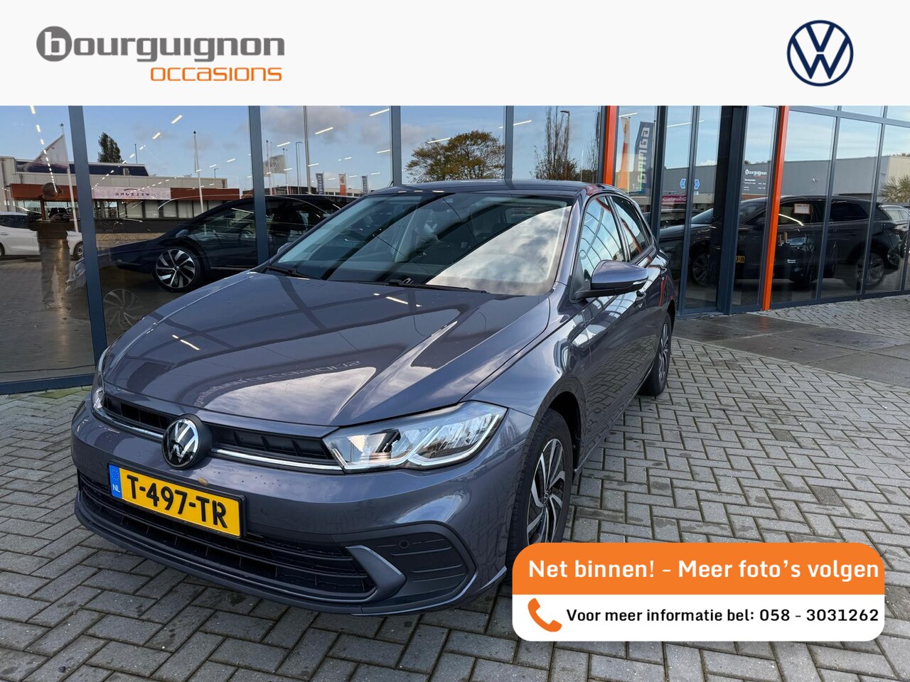 Volkswagen Polo - 1.0 TSi Life | Adaptive Cruise | Navigatie | CarPlay | Parkeersensoren | 42.081 Km!! - AutoWereld.nl