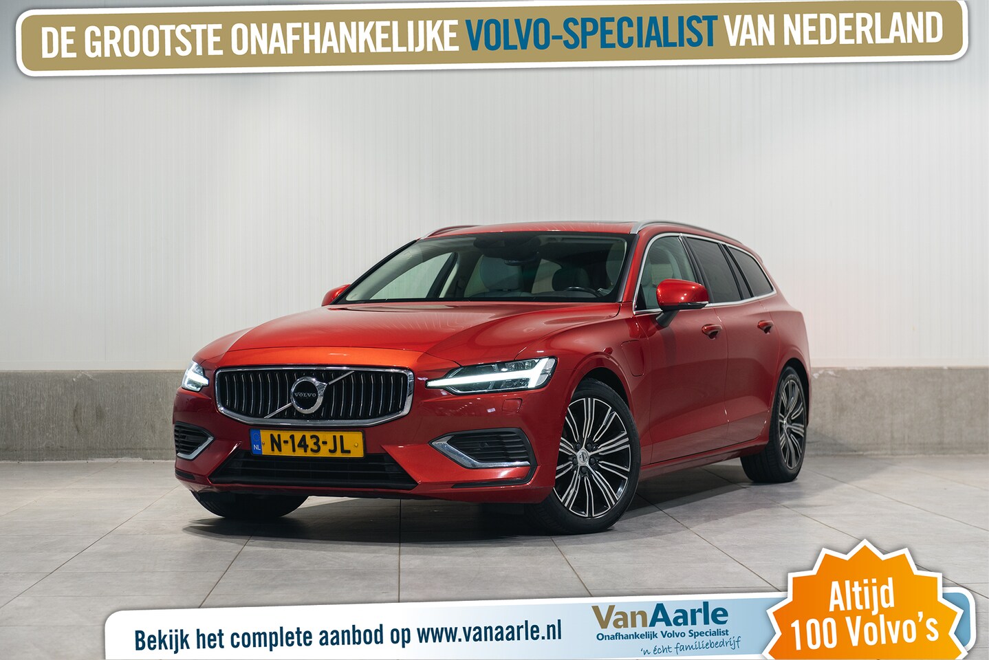 Volvo V60 - T8 Aut. Inscription Leder Panoramadak Trekhaak 390pk - AutoWereld.nl
