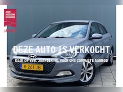 Hyundai i20 - BWJ 12-2014 | 1.2 HP 85PK i-Motion Comfort NW MODEL | CLIMA | CRUISE | TREKHAAK | STOELVER