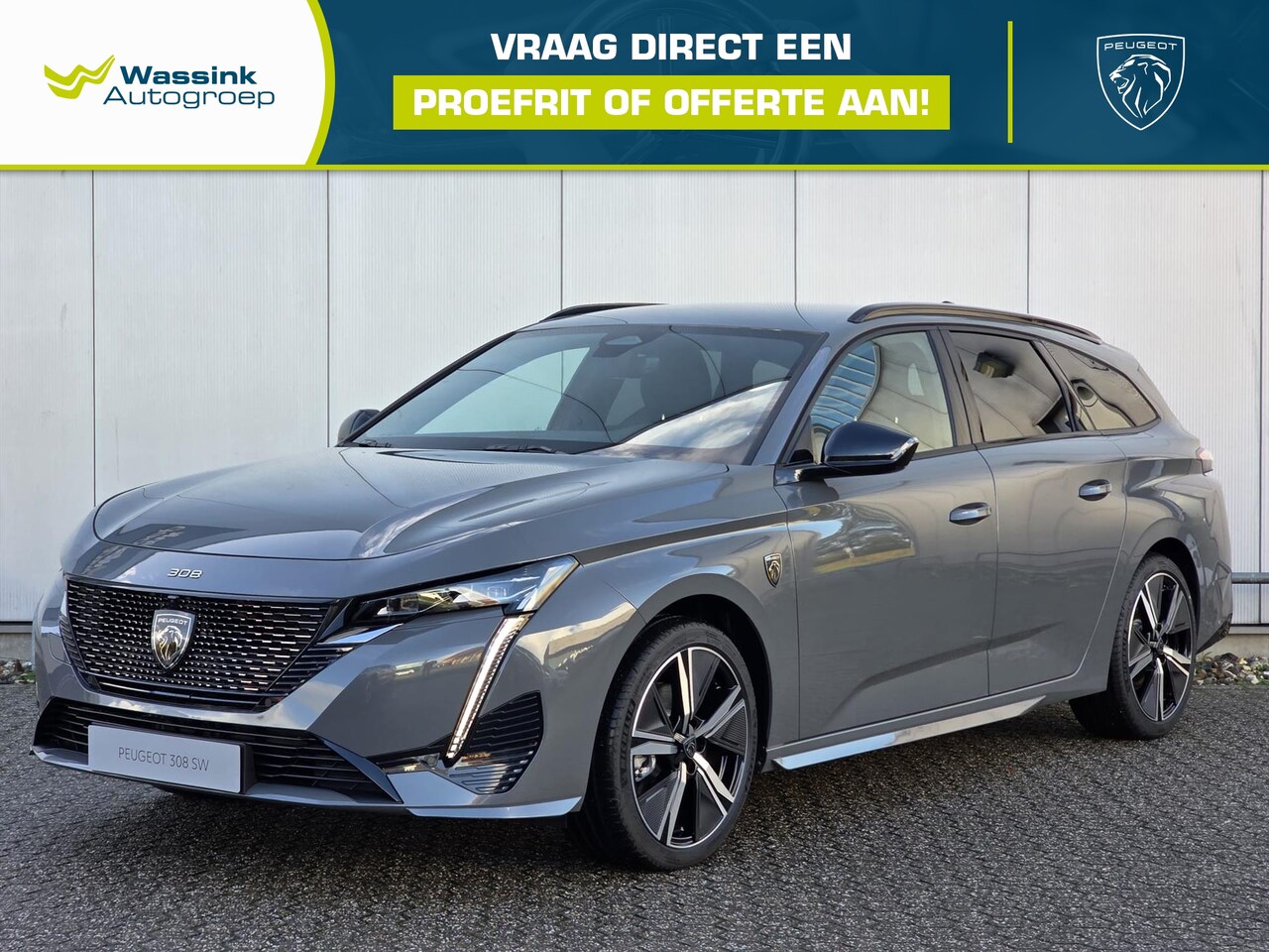 Peugeot 308 SW - 145pk HYbrid GT Automaat | Navigatie | Parkeercamera | Voorraadvoordeel - AutoWereld.nl