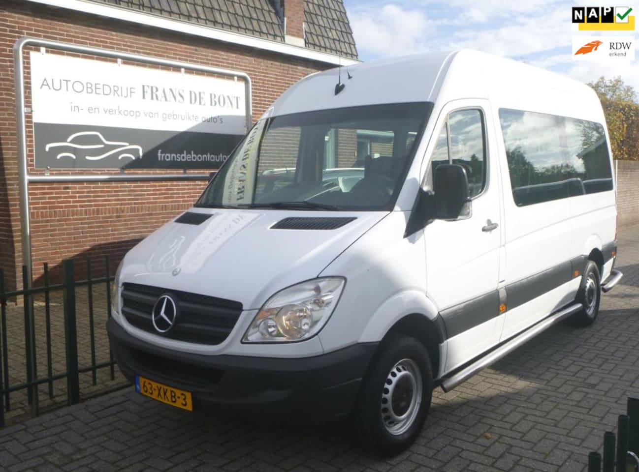Mercedes-Benz Sprinter - 313 2.2 CDI 366 AIRCO ZEER NETTE BUS € 7000 EX BTW ROLSTOEL BUS - AutoWereld.nl