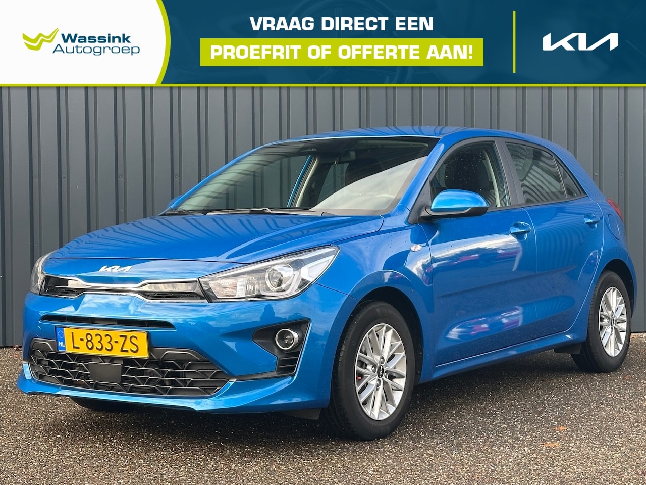 Kia Rio - 1.0 T-GDI MHEV 100pk DynamicLine I Camera I Navigatie I Climate Control I 15"LM I Cruise C - AutoWereld.nl