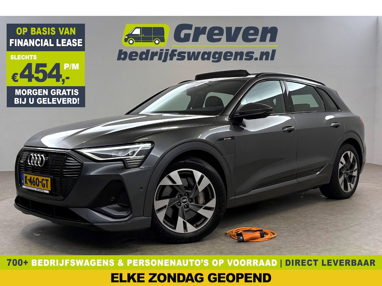 Audi e-tron - 55 Quattro S-line 408PK 95 kWh | SOH 86% | Pano | Memory | Sfeer | 360° | Trekh. | Virtual - AutoWereld.nl