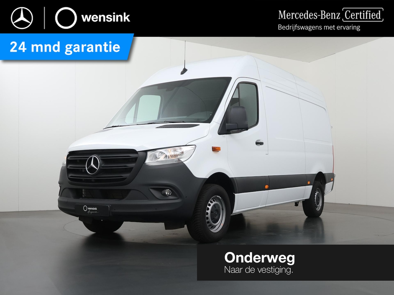 Mercedes-Benz Sprinter - 317 CDI | L2 H2 | 3-zits | Opstaptrede | Parkeercamera | Navigatie | Bluetooth | Certified - AutoWereld.nl