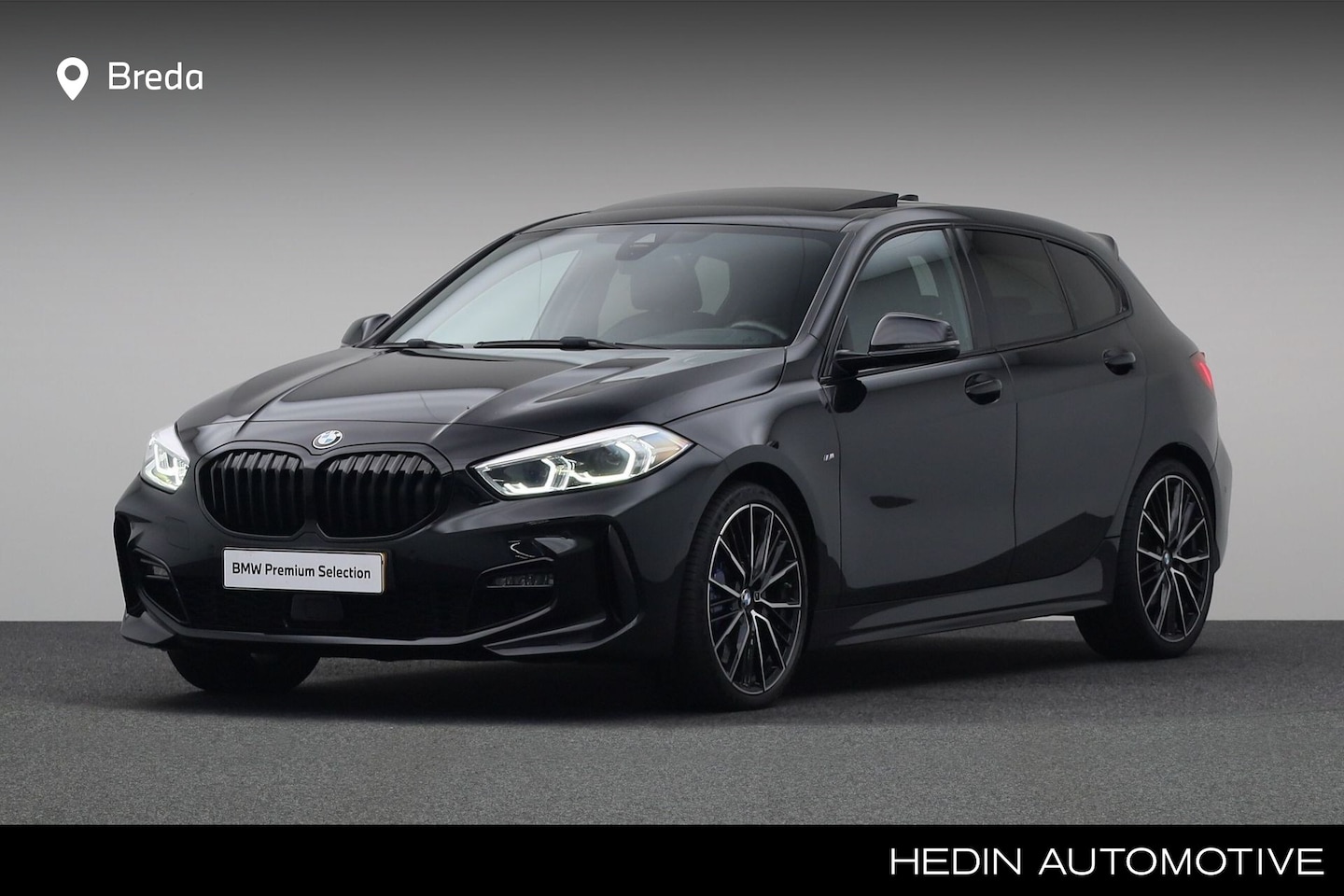 BMW 1-serie - 118i High Executive Edition | M-sport Shadow Line | Achteruitrijcamera | Leder | Comfort A - AutoWereld.nl
