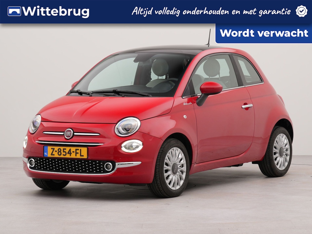 Fiat 500 - 1.0 Hybrid Dolcevita | Panoramadak met zonnescherm | Apple carplay | - AutoWereld.nl