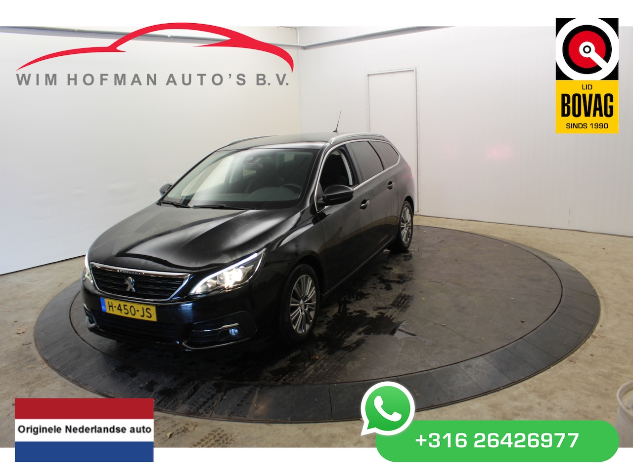 Peugeot 308 SW - 1.2 PureTech Blue Lease Premium Pano Cam Navi Key-less - AutoWereld.nl