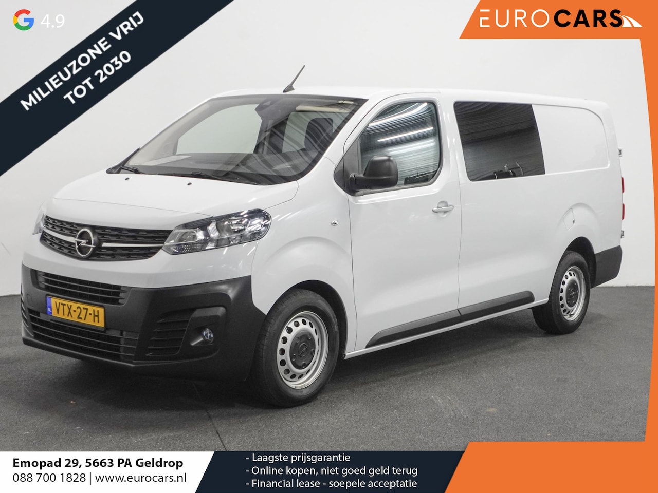Opel Vivaro - 2.0 CDTI L3H1 145pk Dubbele Cabine Edition Navigatie Trekhaak Cruise control Airco - AutoWereld.nl