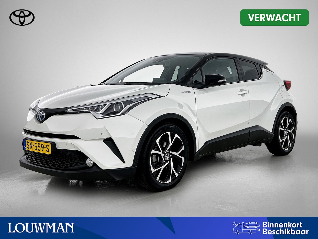 Toyota C-HR - 1.8 Hybrid Bi-Tone Plus | Premium uitgevoerd| Lederen interieur | - AutoWereld.nl