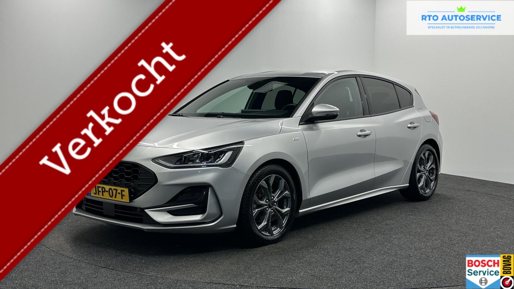 Ford Focus - 1.0 EcoBoost Hybrid Titanium X NAVI STOEL,VOORRUIT,STUUR VERWARMING. - AutoWereld.nl