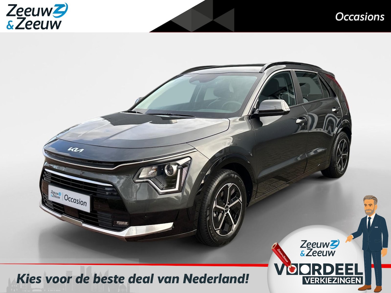 Kia Niro - 1.6 GDi Hybrid DynamicLine | Navi | Clima | Camera | Adapt. Cruise | Apple Carplay | Andro - AutoWereld.nl