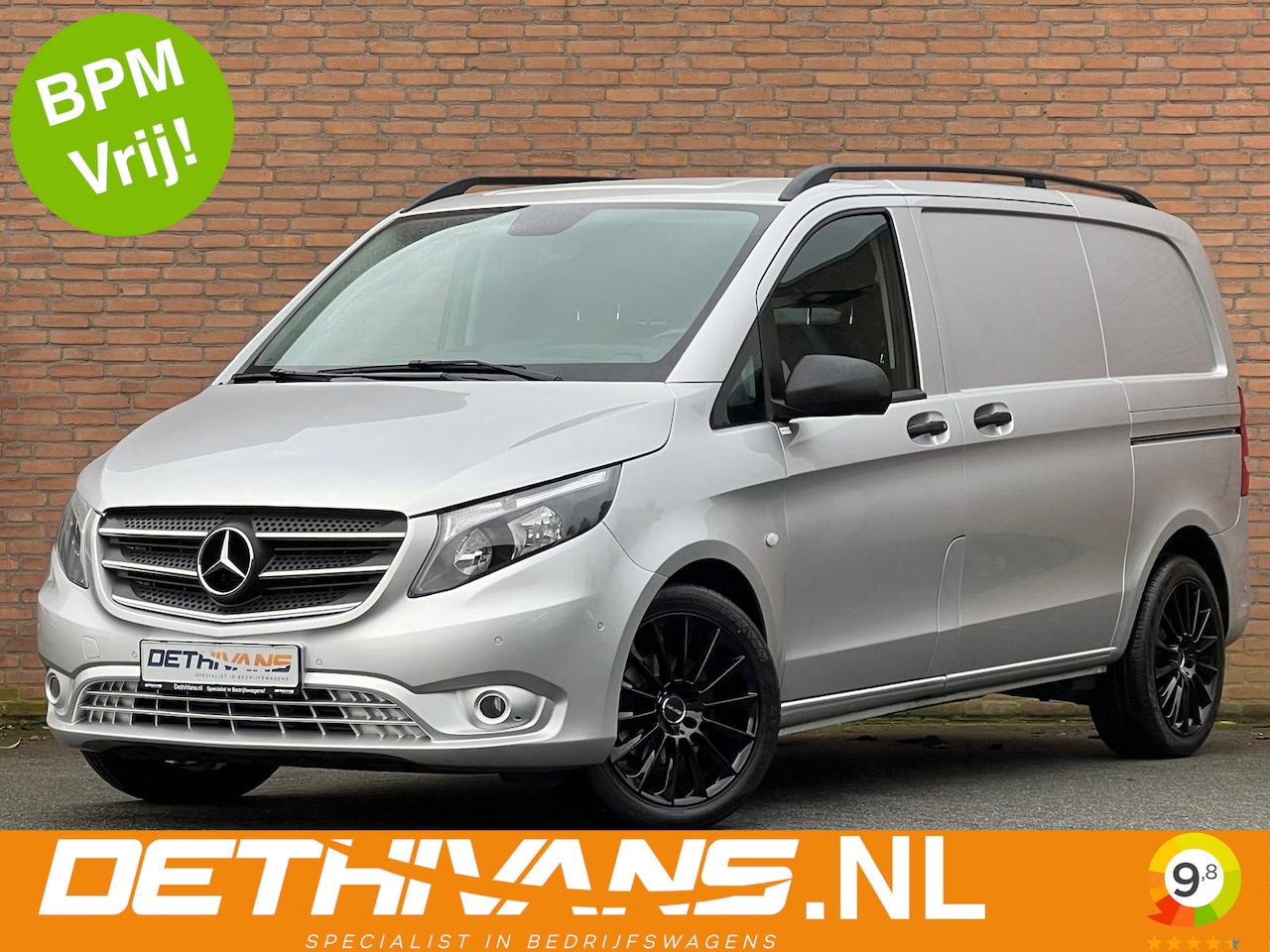 Mercedes-Benz Vito - 116CDI 164PK 7G-Tronic / 2x Schuifdeur / Leer / Cruisecontrol / Euro6 - AutoWereld.nl