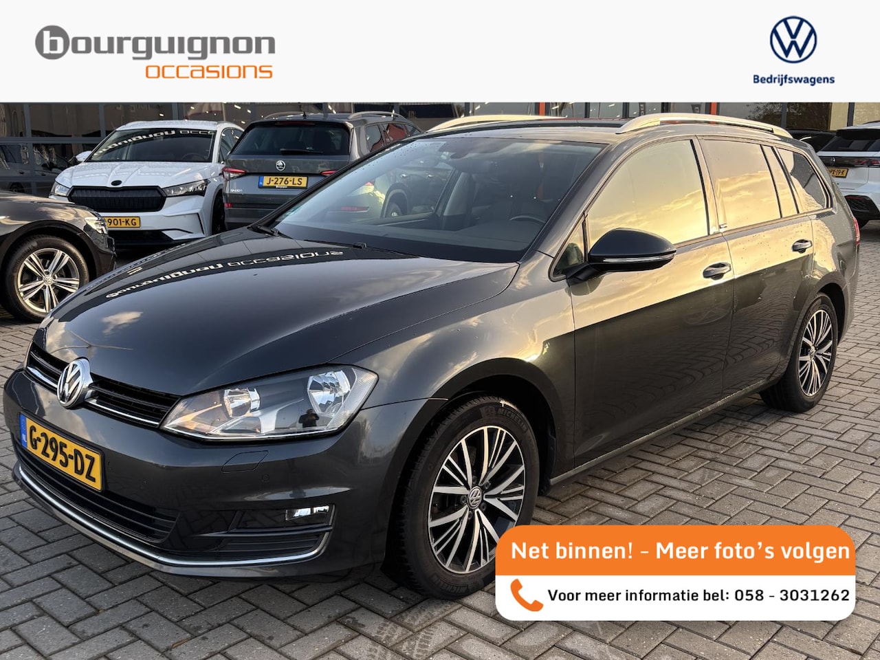Volkswagen Golf Variant - 1.4 TSi 125 Pk Automaat Connected Series | Camera | CarPlay | Trekhaak | Stoelverwarming | - AutoWereld.nl