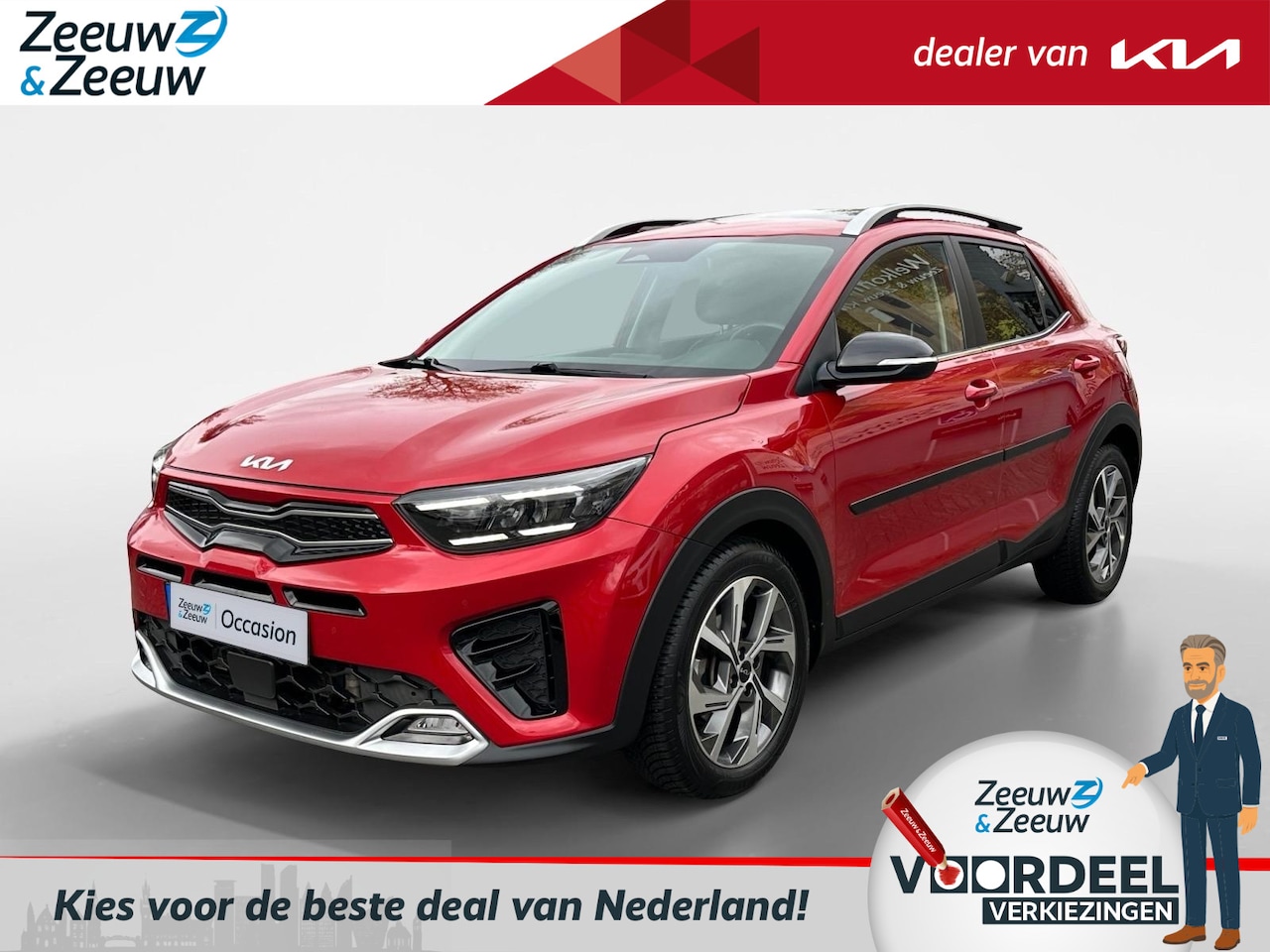 Kia Stonic - 1.0 T-GDi MHEV GT-PlusLine | Automaat | Trekhaak | Navi | Clima | Camera | Stoel-/Stuurver - AutoWereld.nl