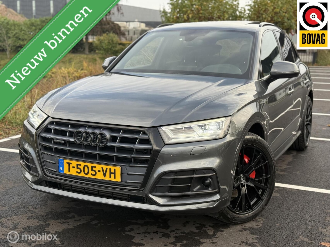 Audi Q5 - 2.0 TFSI quattro Sport S Line Black Edition PANO|B&O| - AutoWereld.nl