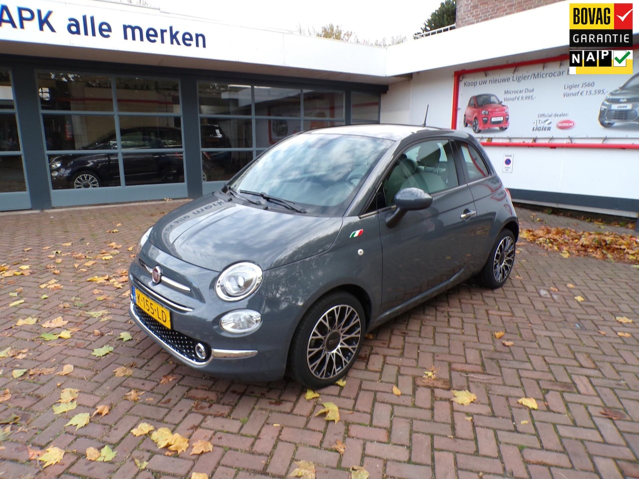 Fiat 500 - 1.0 Hybrid Star Navi./Apple Car Play/Android/16'lmv/Sportstoelen/Climate Control/Cruise Co - AutoWereld.nl
