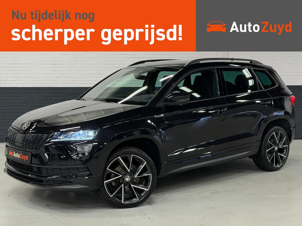 Skoda Karoq - 1.5 TSI ACT Sportline Business DSG / Virtual / CarPlay / Navi / Stoel-Verwarming - AutoWereld.nl