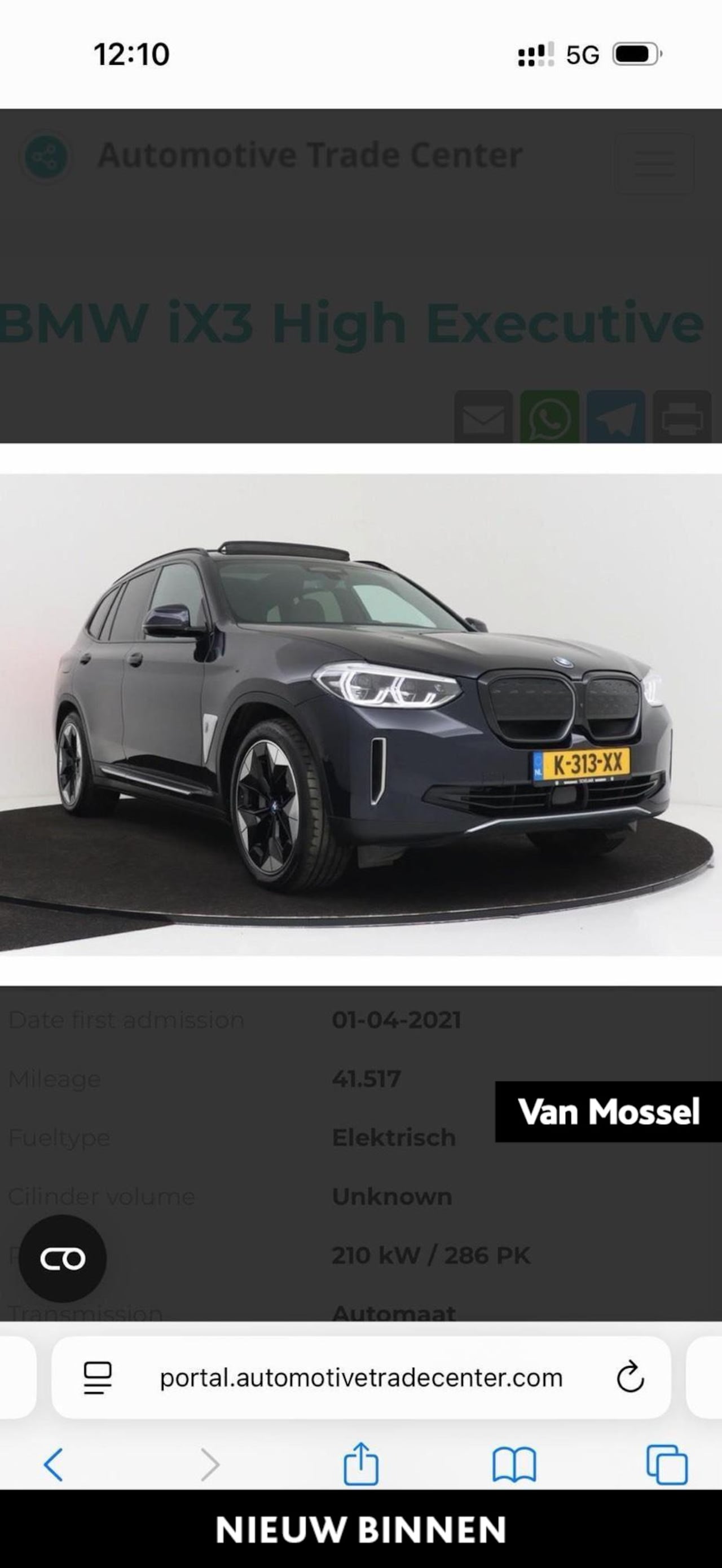 BMW iX3 - High Executive 80 kWh - AutoWereld.nl