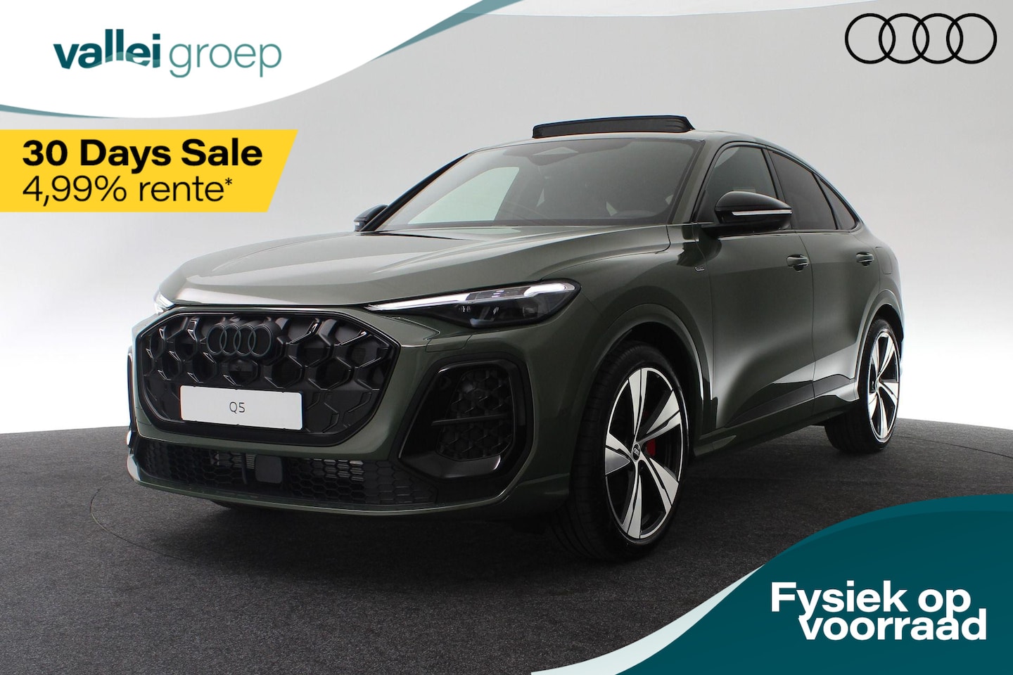 Audi Q5 Sportback - S edition Competition e-hybrid 367 pk quattro | Glazen panoramadak | Tech plus | Trekhaak, - AutoWereld.nl