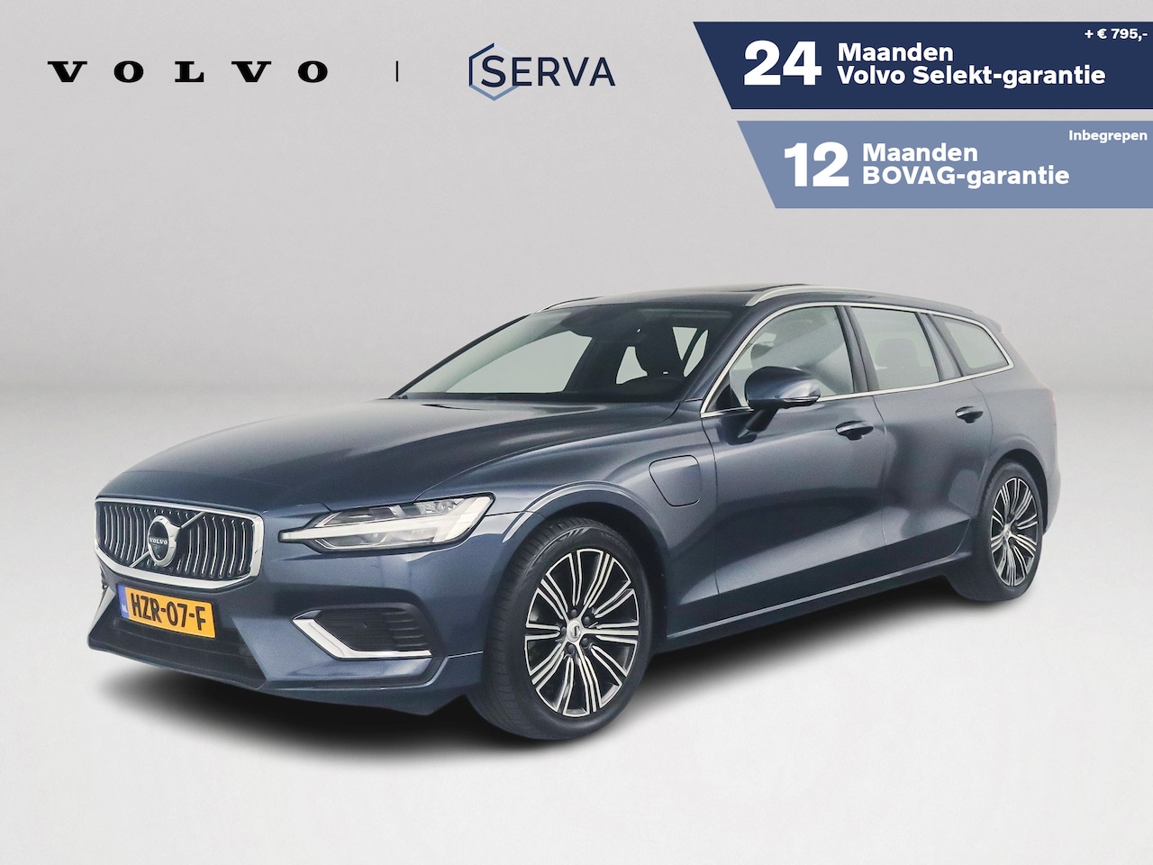Volvo V60 - T6 Recharge AWD Inscription | Panoramadak | Head-up Display | 360º camera | Stoel- en Stuu - AutoWereld.nl