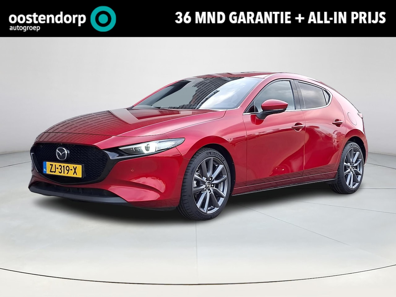 Mazda 3 - 2.0 e-SkyActiv-G M Hybrid 122 Luxury | Apple Carplay | 360 graden camera | Adaptief Cruise - AutoWereld.nl