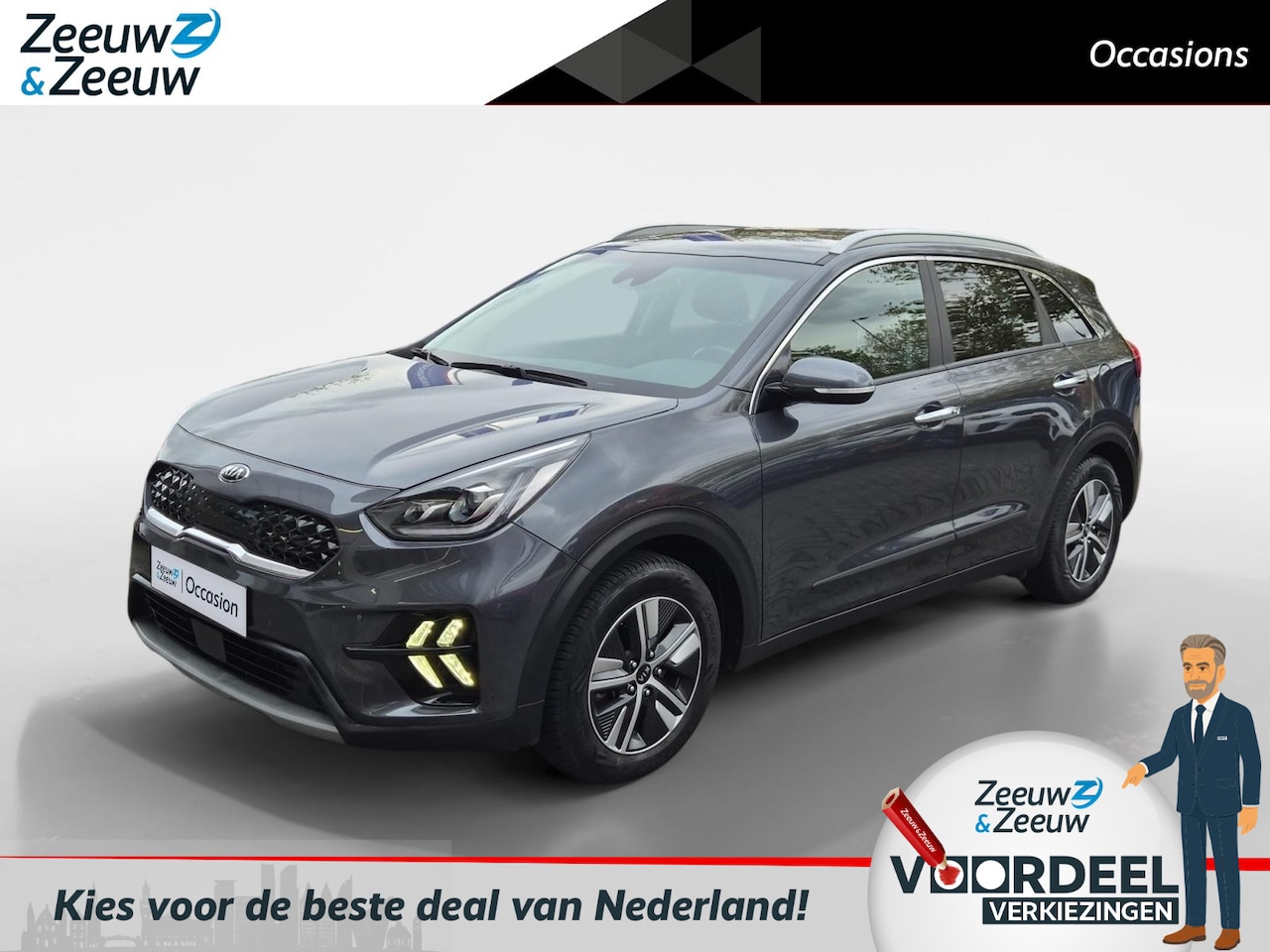 Kia Niro - 1.6 GDi Hybrid DynamicPlusLine | Climate Control | Cruise Control | Camera | Navigatie | S - AutoWereld.nl