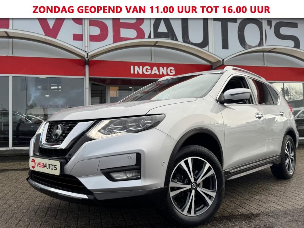 Nissan X-Trail - 1.3 DIG-T AUT. 160PK LEER  PANO-DAK NAVI TREKHAAK CAMERA AIRCO LMV - AutoWereld.nl