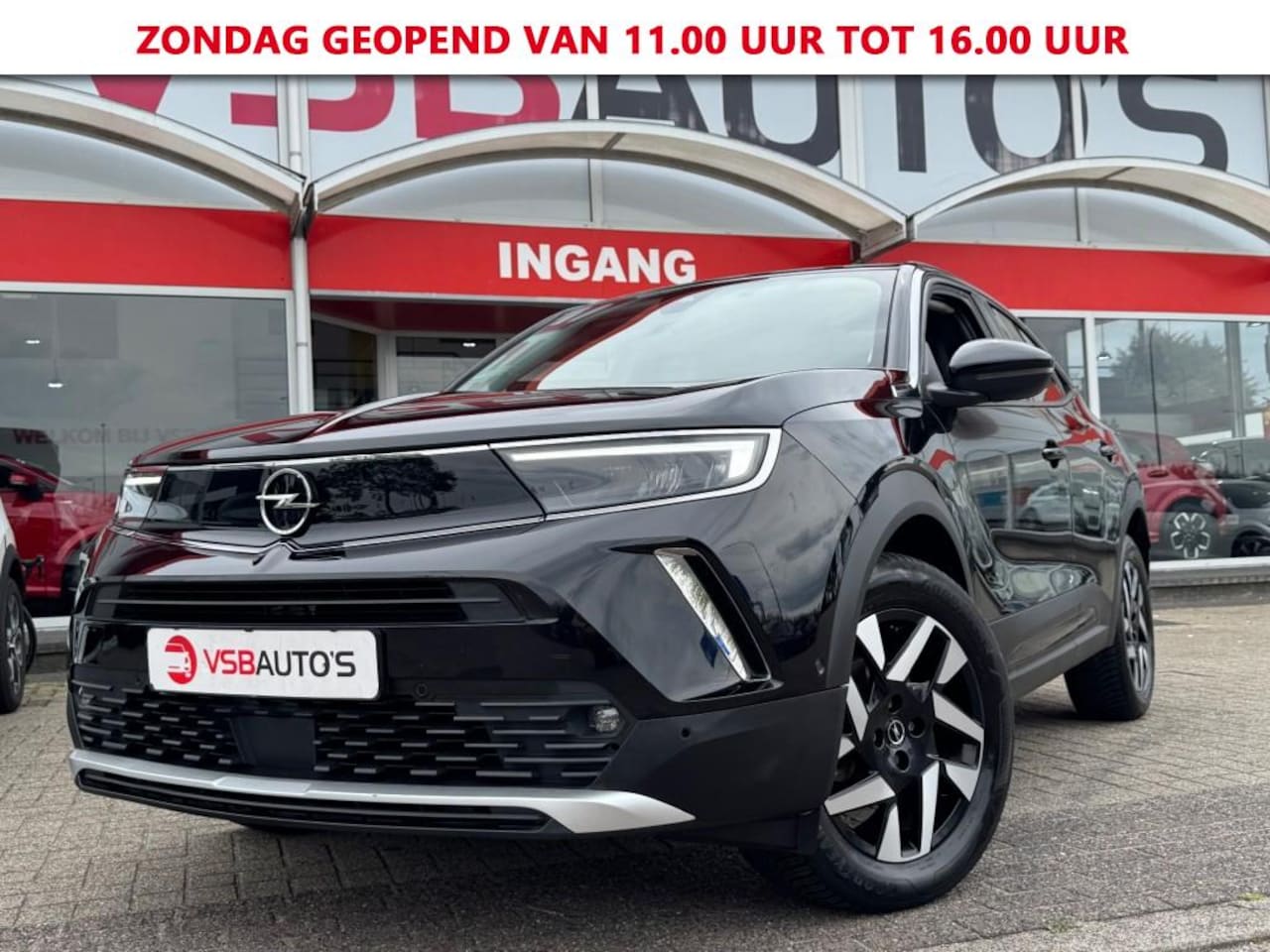 Opel Mokka - 1.2 TURBO 130PK AUT. HALF-LEER LED NAVI CAMERA CARPLAY AIRCO LMV PDC - AutoWereld.nl