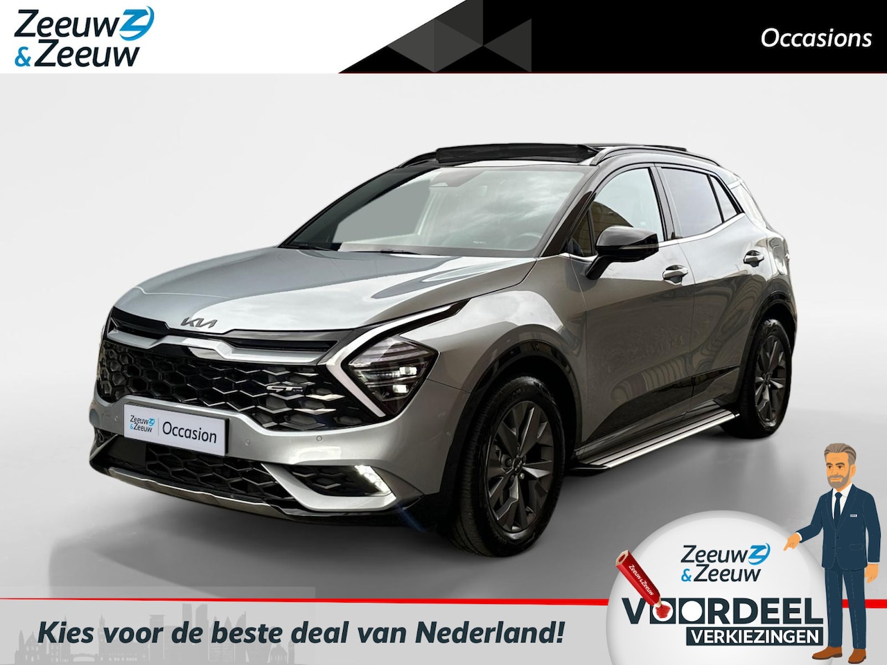 Kia Sportage - 1.6 T-GDi Hybrid GT-PlusLine 1e Eigenaar | Fabrieksgarantie t/m 20-3-2032 + 3x 1 jaar* | N - AutoWereld.nl