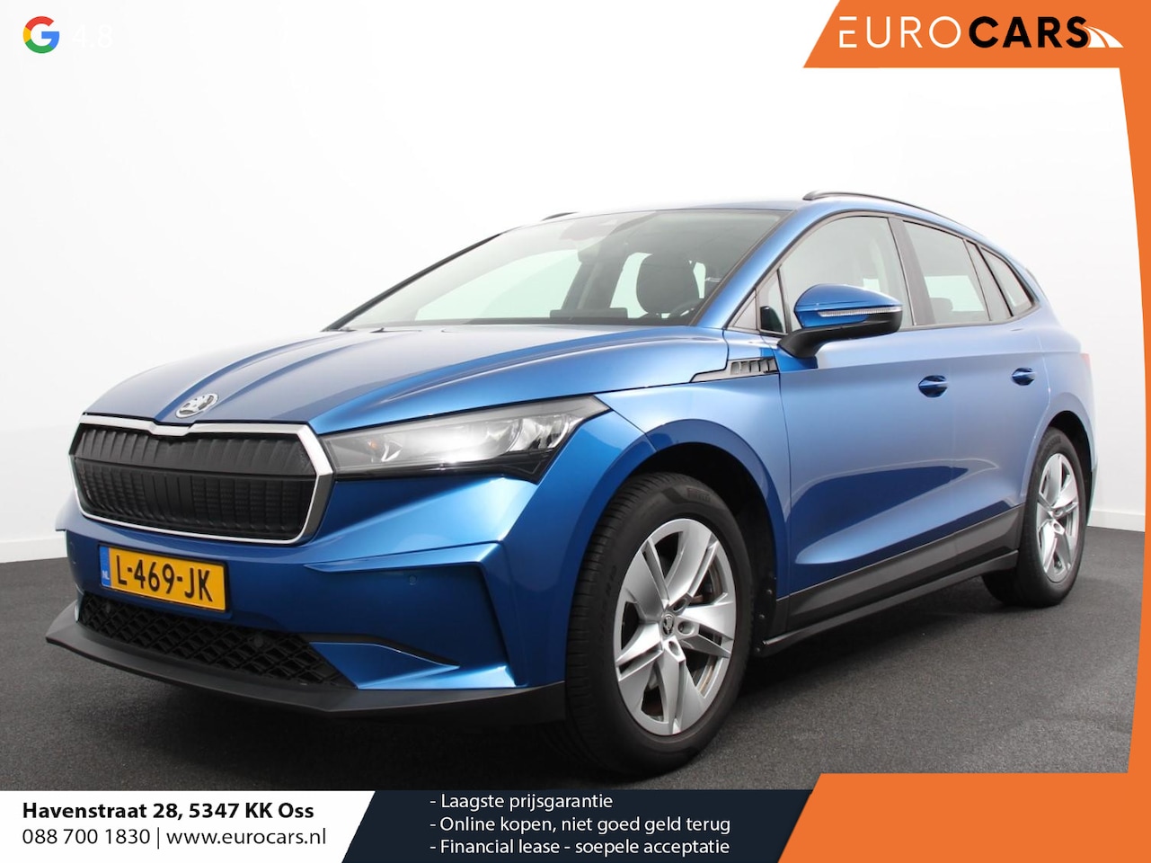 Skoda Enyaq iV - 60 Airco Navi Carplay Adaptive Cruise Control Park Pack + Camera Full LED Stoel/Stuurverwa - AutoWereld.nl