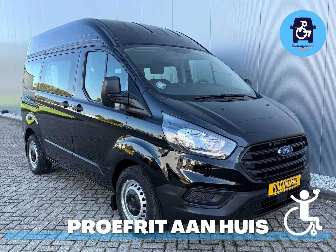 Ford Transit Custom - Zelfrijder 2020 Rolstoelbus Automaat (Airco) - AutoWereld.nl